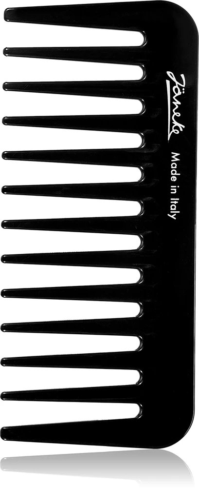 Janeke Black Line Small Supercomb hair comb for applying gel products