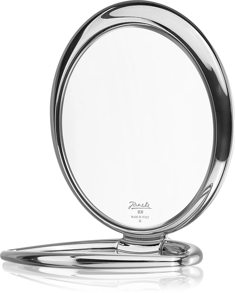 Janeke Chromium Line Table Double Mirror Cosmetic Mirror