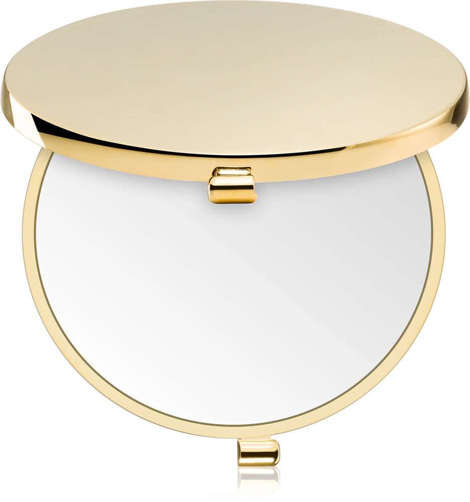 Janeke Gold Line Handbag Double Mirror Cosmetic Mirror