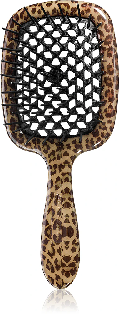 Janeke Superbrush Spotted large flat brush for hair