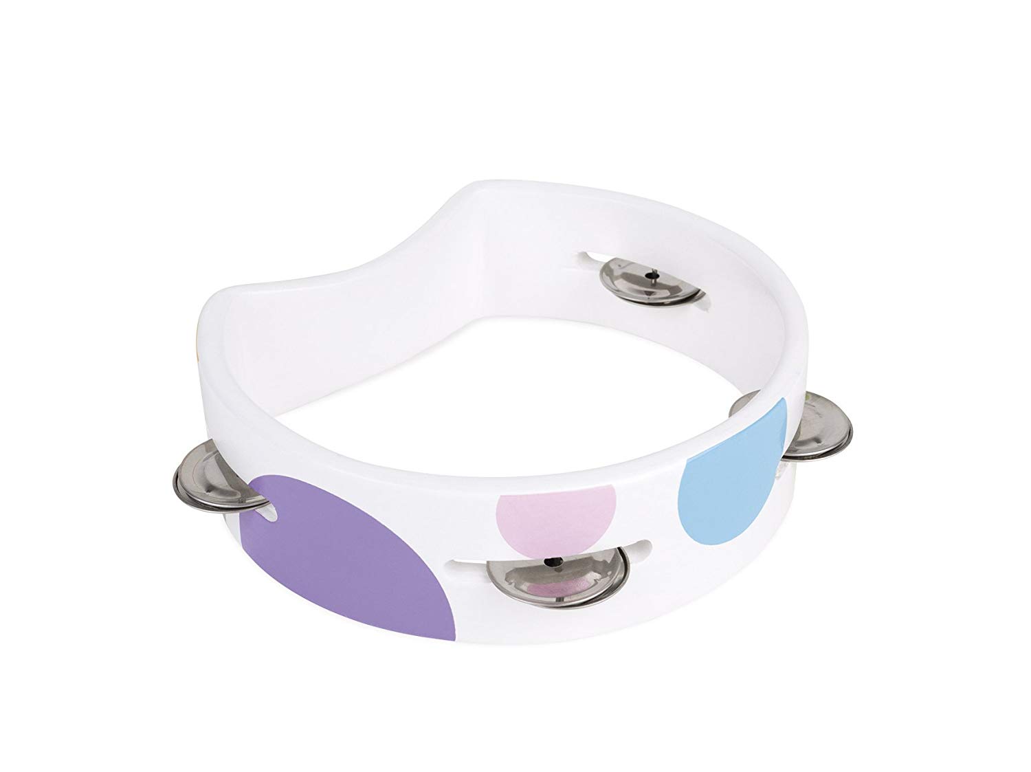Janod Confetti J07635 Headless Tambourine Confetti Tambourine For Gripping/