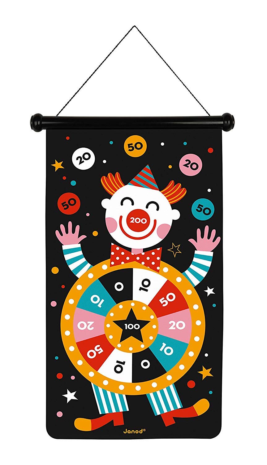 Janod J02074 Magnetic Dart Game Circus