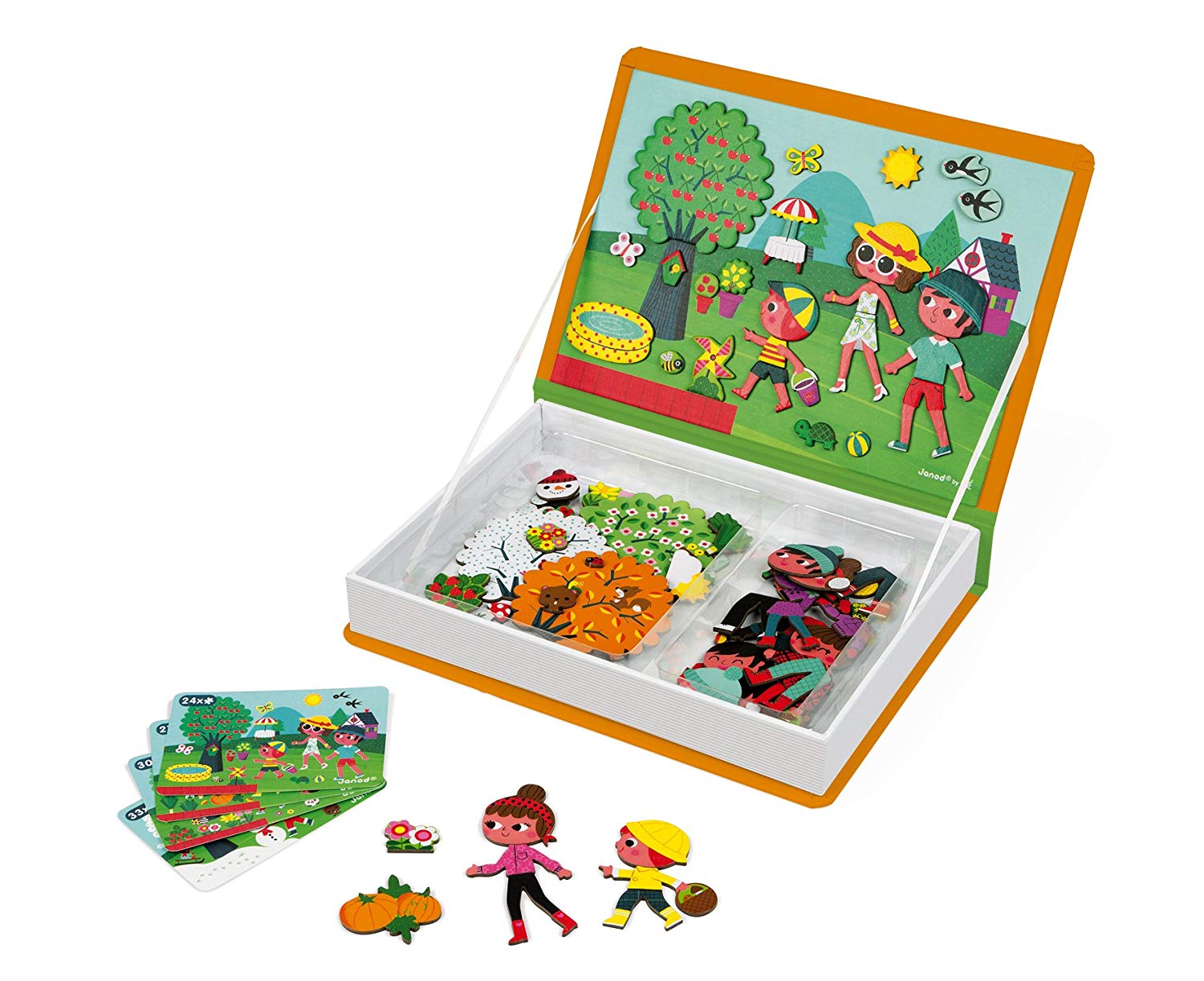 Janod J02721 Magnetic Book The 4 Seasons – Magnets Magneti Bookdie 4 Seas