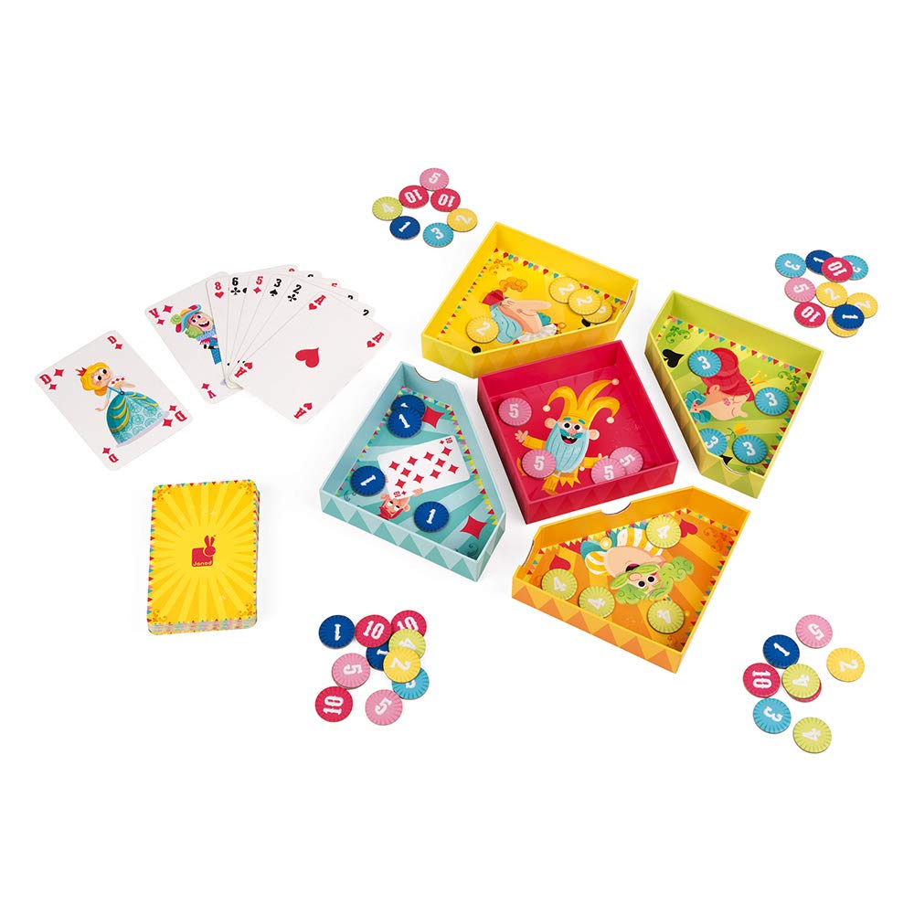 Janod J02747 Strategy Game Carrousel, Yellow