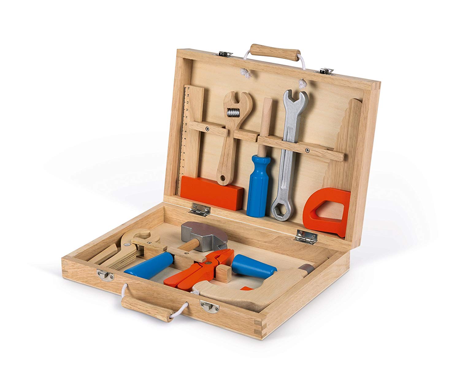 Janod J06481 Brico Kids Tool Box Brico Kids Tool Box, Multi-Colour
