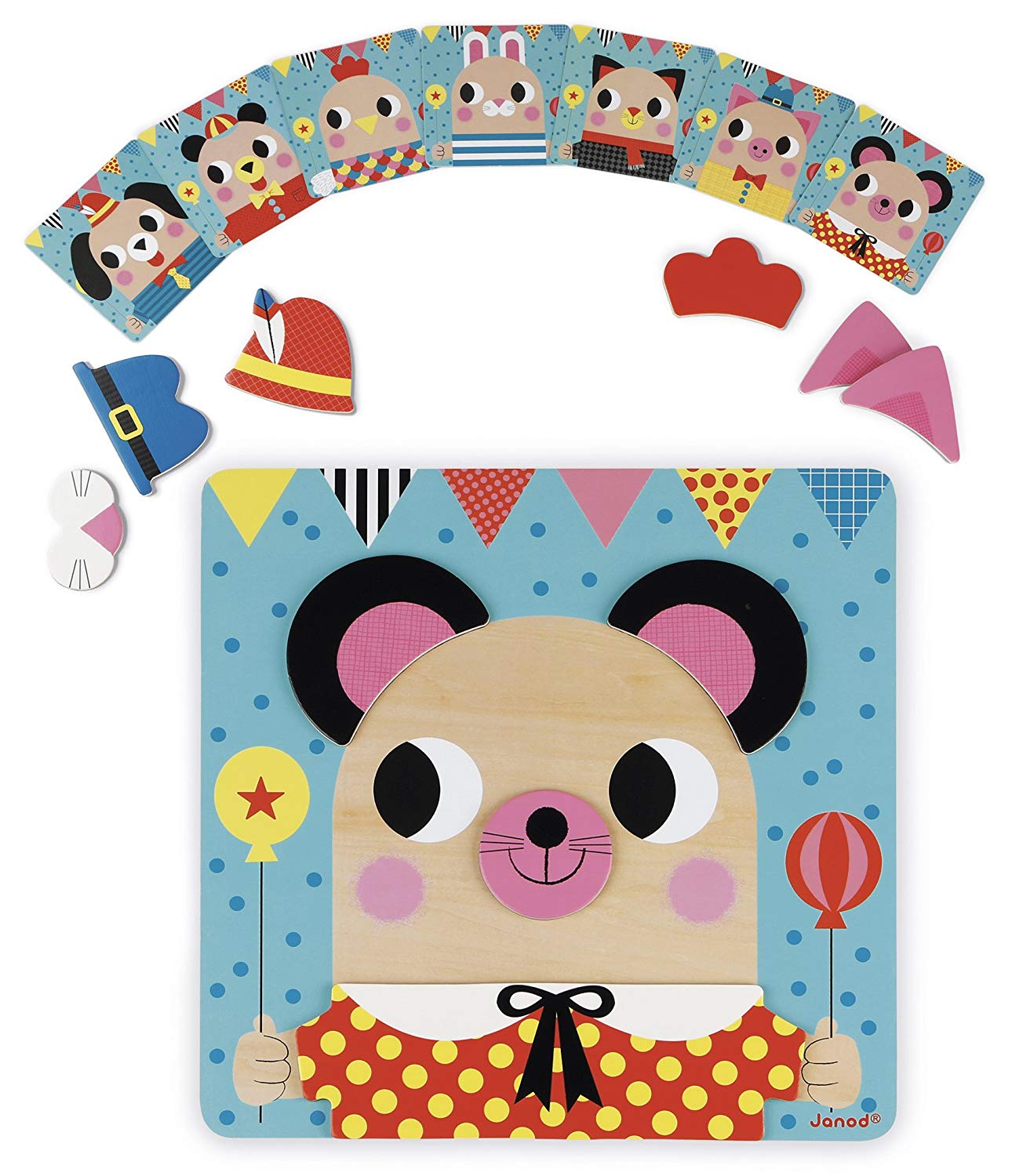 Janod J08035 Magnetic Learning 30 Pieces