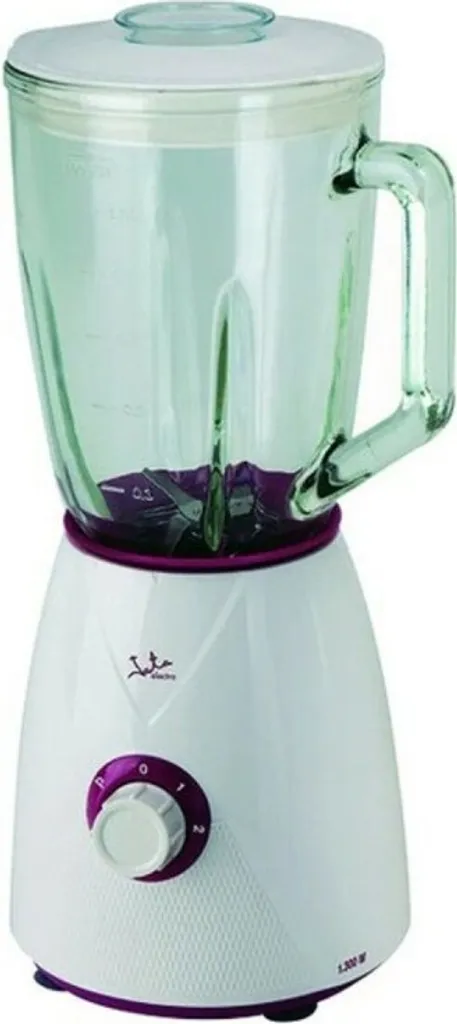 Jata, BT265, Hand Blender 1300 W, 4 Stainless Steel Blades, 2 Speeds and Pulse, Removable Container, Ice Maker, White, 1.5 L Capacity
