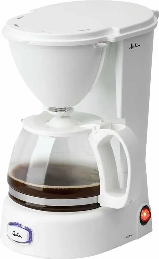 JATA JECA1752, Filter coffee machine, Ground coffee, 650 W, White