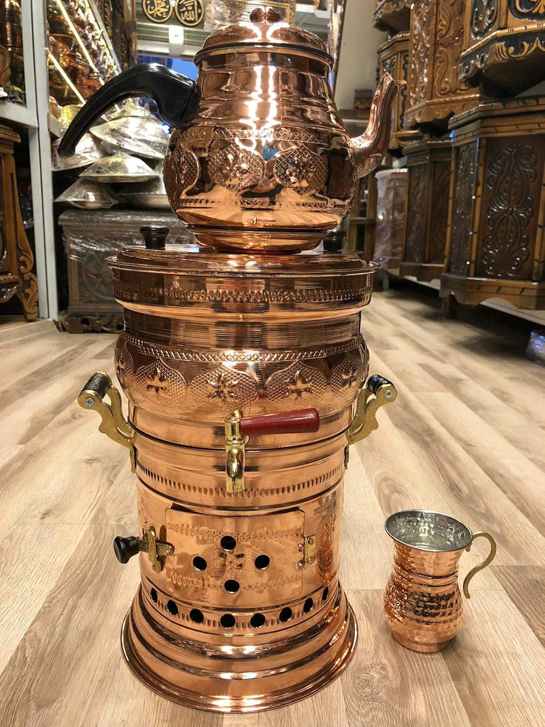 Samovar Copper Teapot Handmade Samovar Copper1