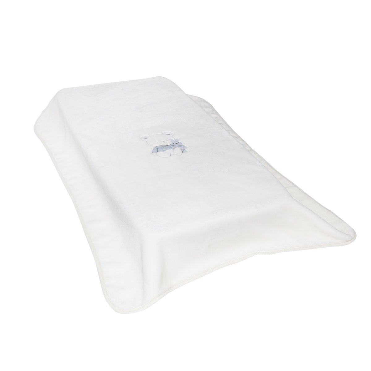Cambrass Embroidered Deck Peluche Beige 80x110 cm beige