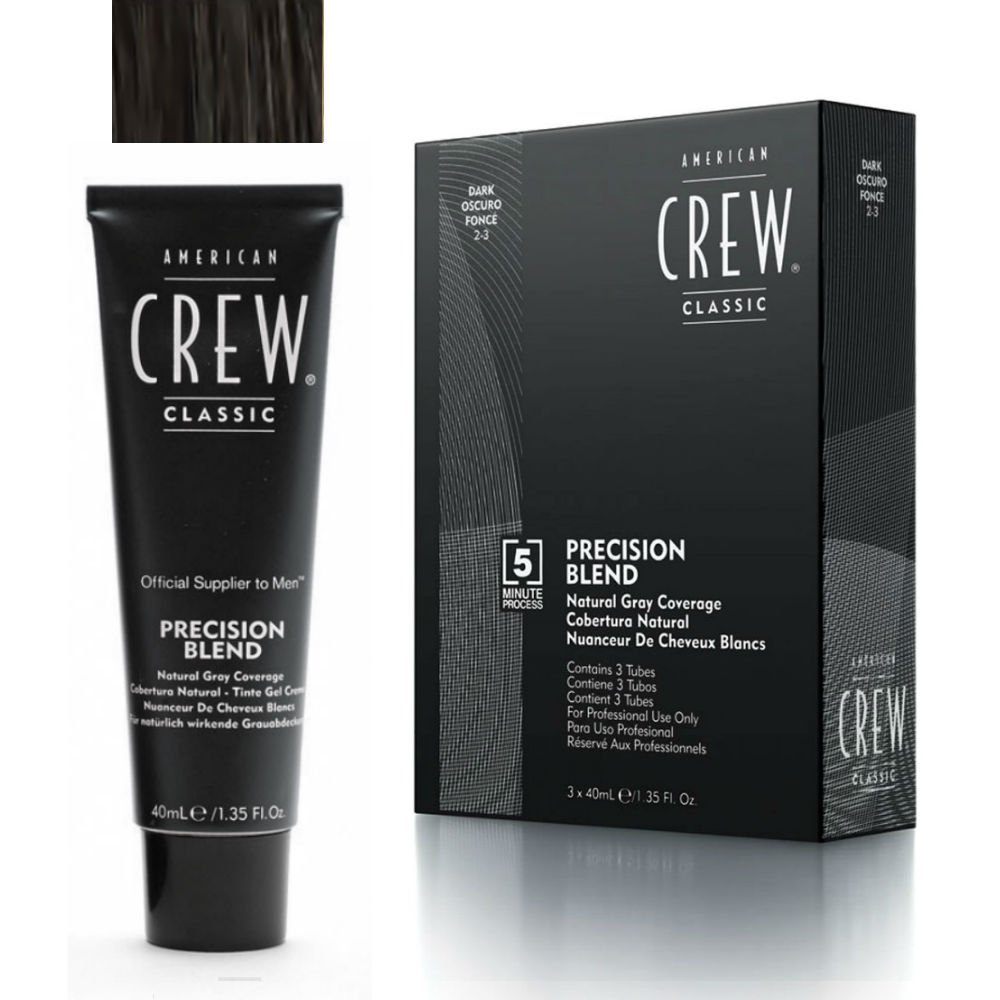 Classic By American Crew Precision Blend 2-3 Scuro 3X40Ml (4685), biondo chiaro