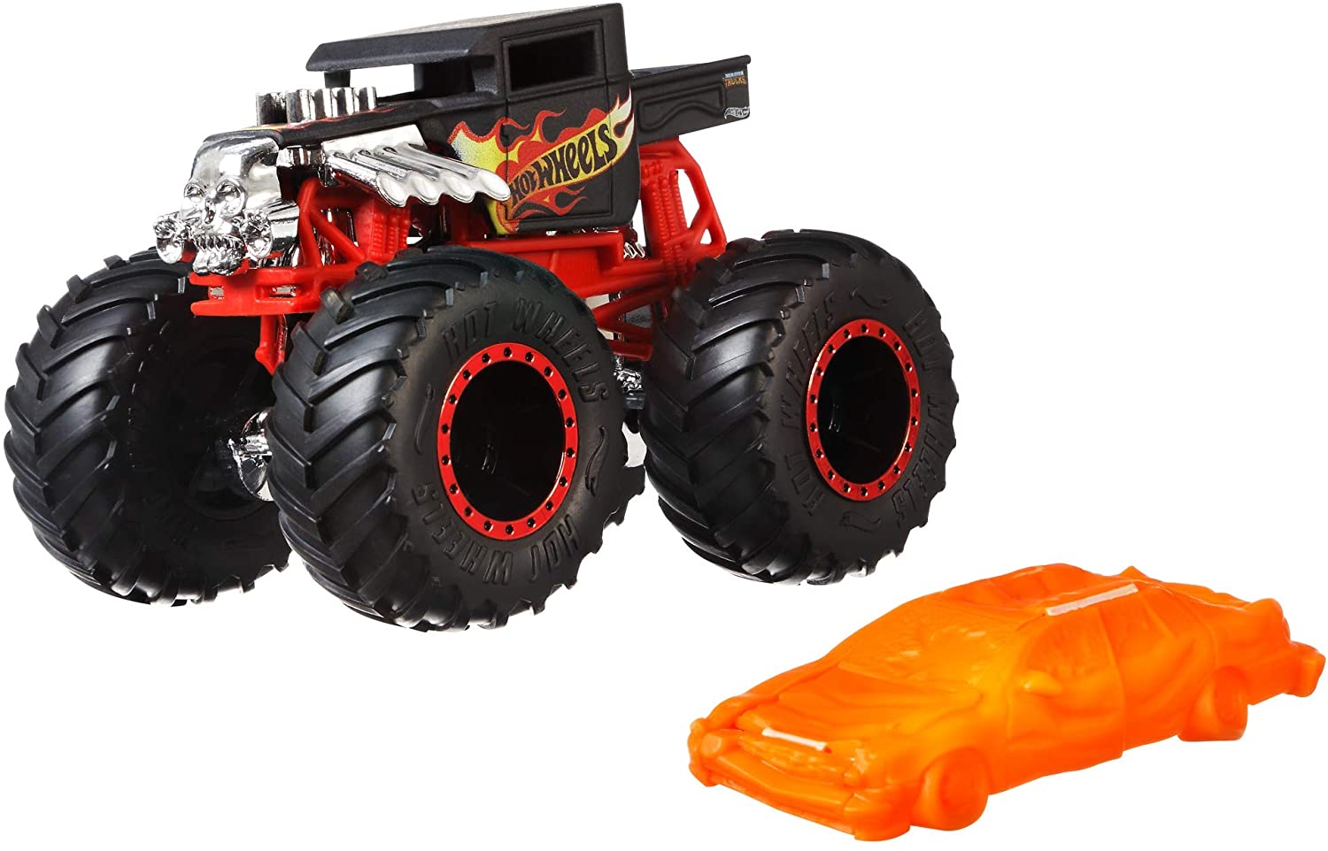 Hot Wheels Gnj57 Monster Trucks 1: 64 Die-Cast Bone Shaker