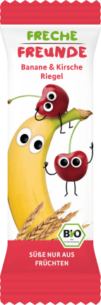 FRECHE FREUNDE Fruit bar Banana & cherry, 4x23g, 92 g