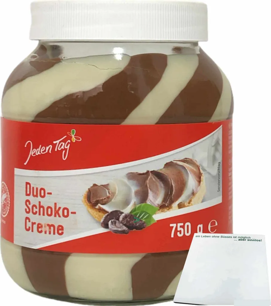 Every Day Duo Chocolate Cream Sweet Spread (750g Jar) + usy Block