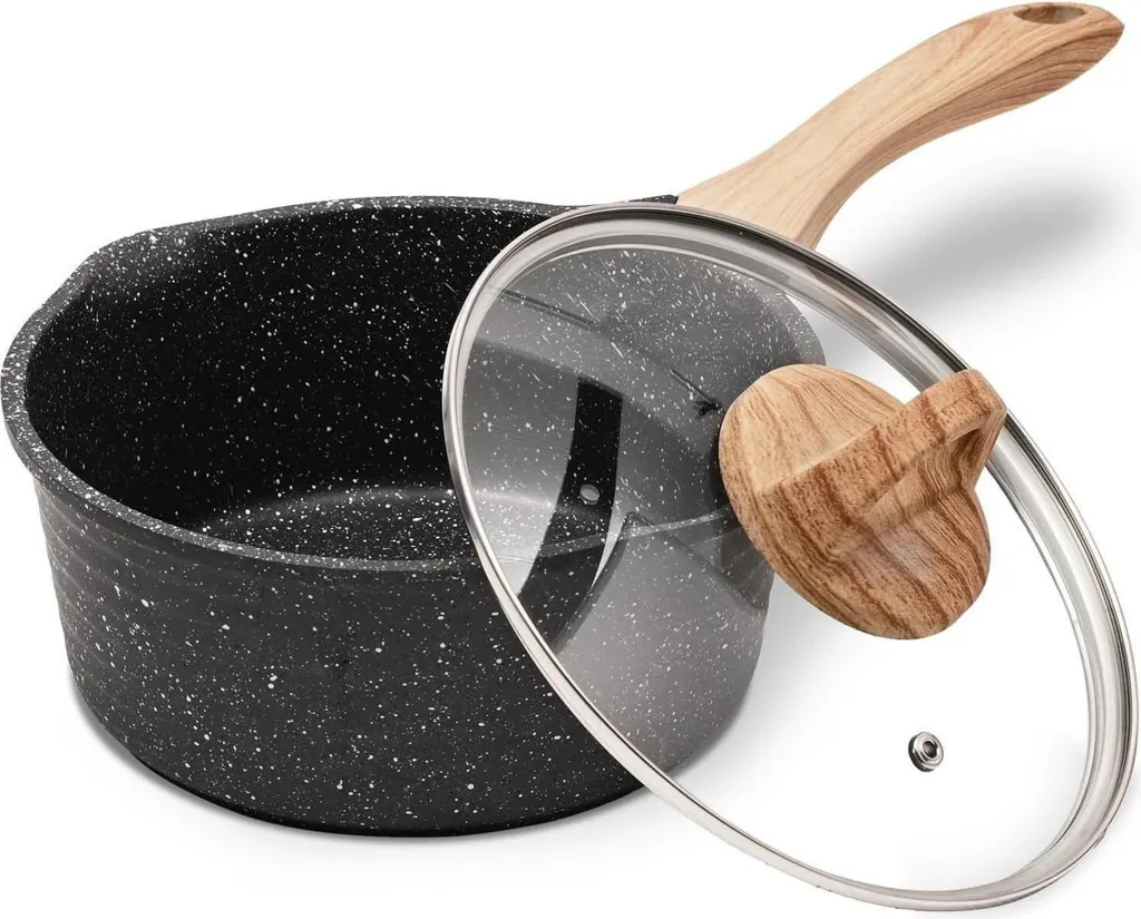sonstige JEETEE 18 cm saucepan with lid and non-stick coating