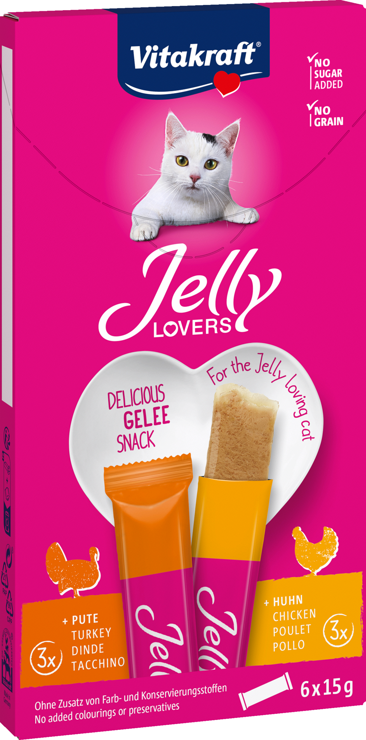 Vitakraft Jelly Lovers Snack Chicken & Turkey