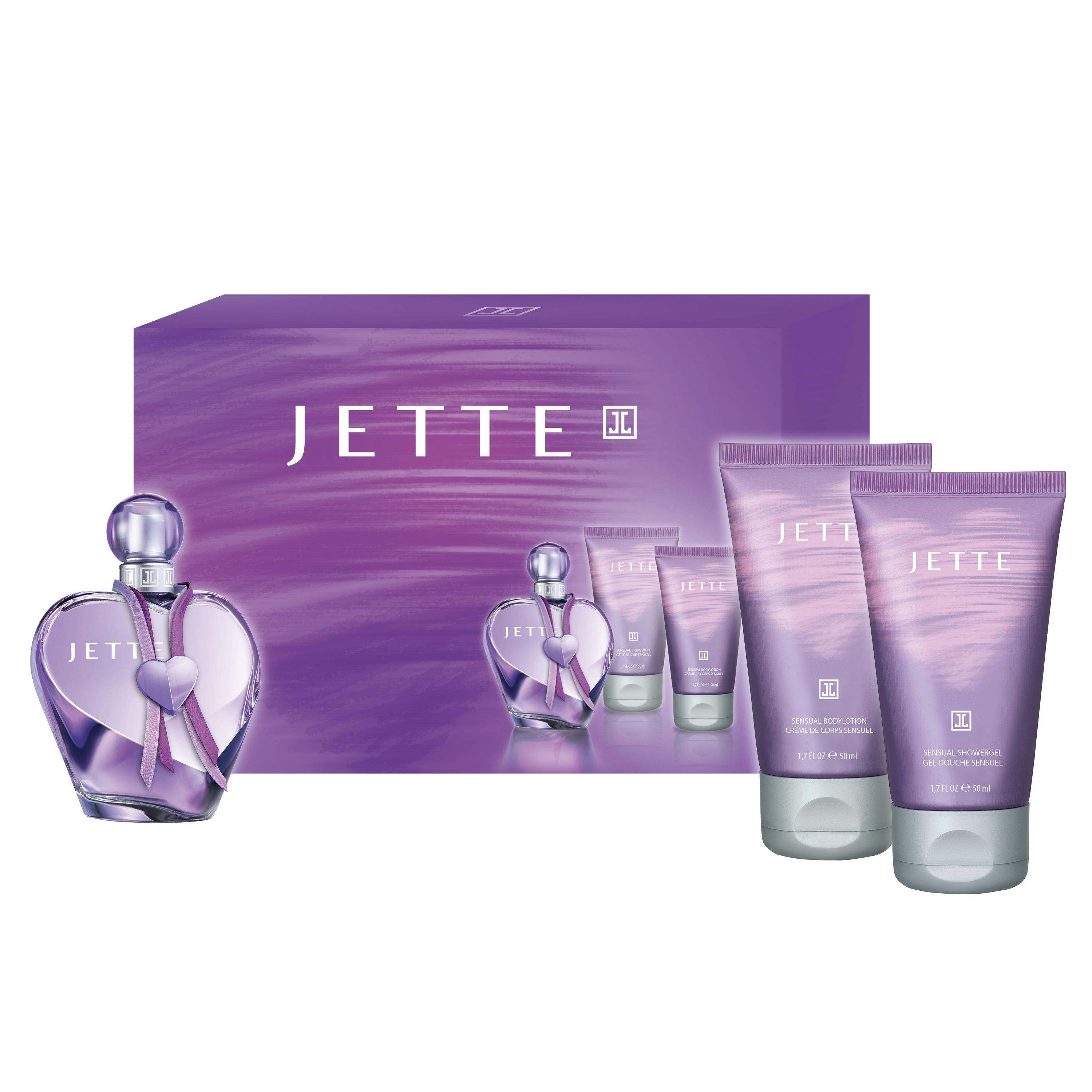 JETTE Love Set Eau de Parfum + Body Lotion + Shower Gel 30 ml