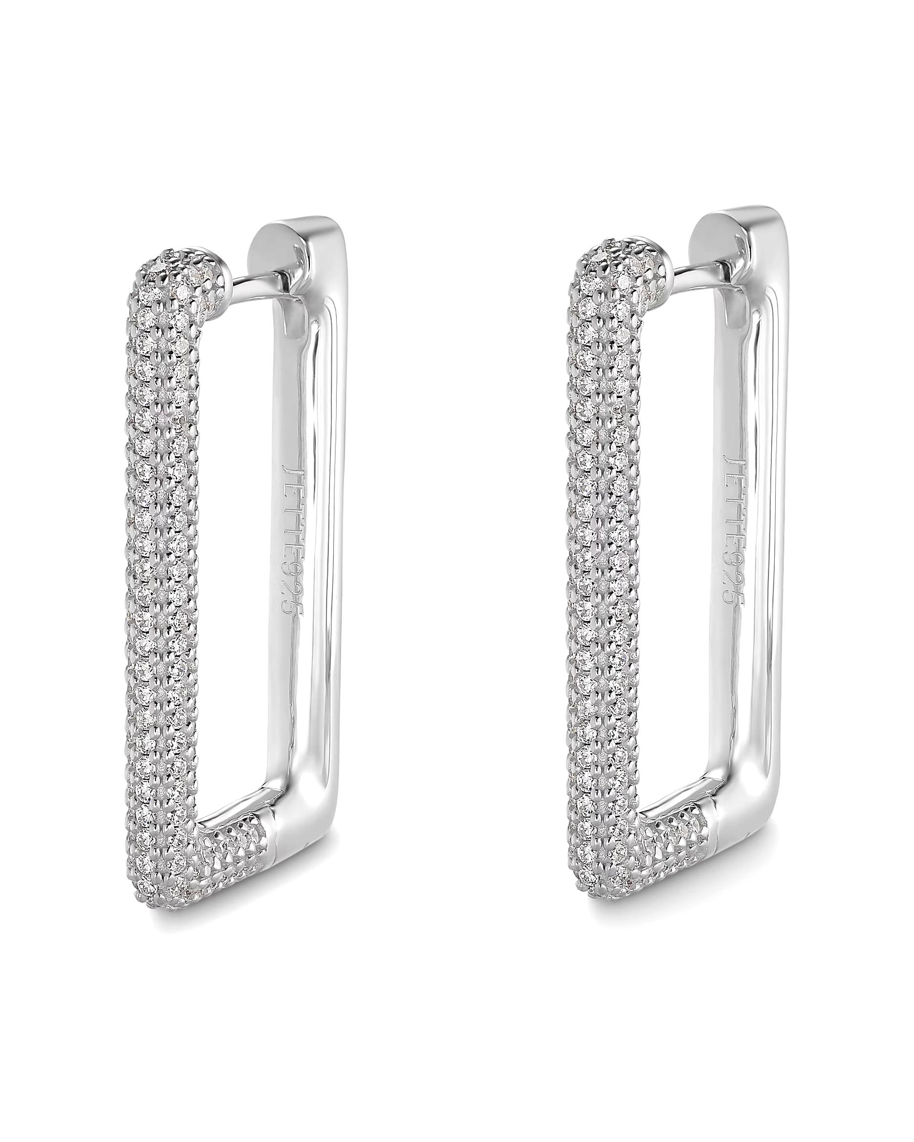 Jette earring hoop earrings 925 silver