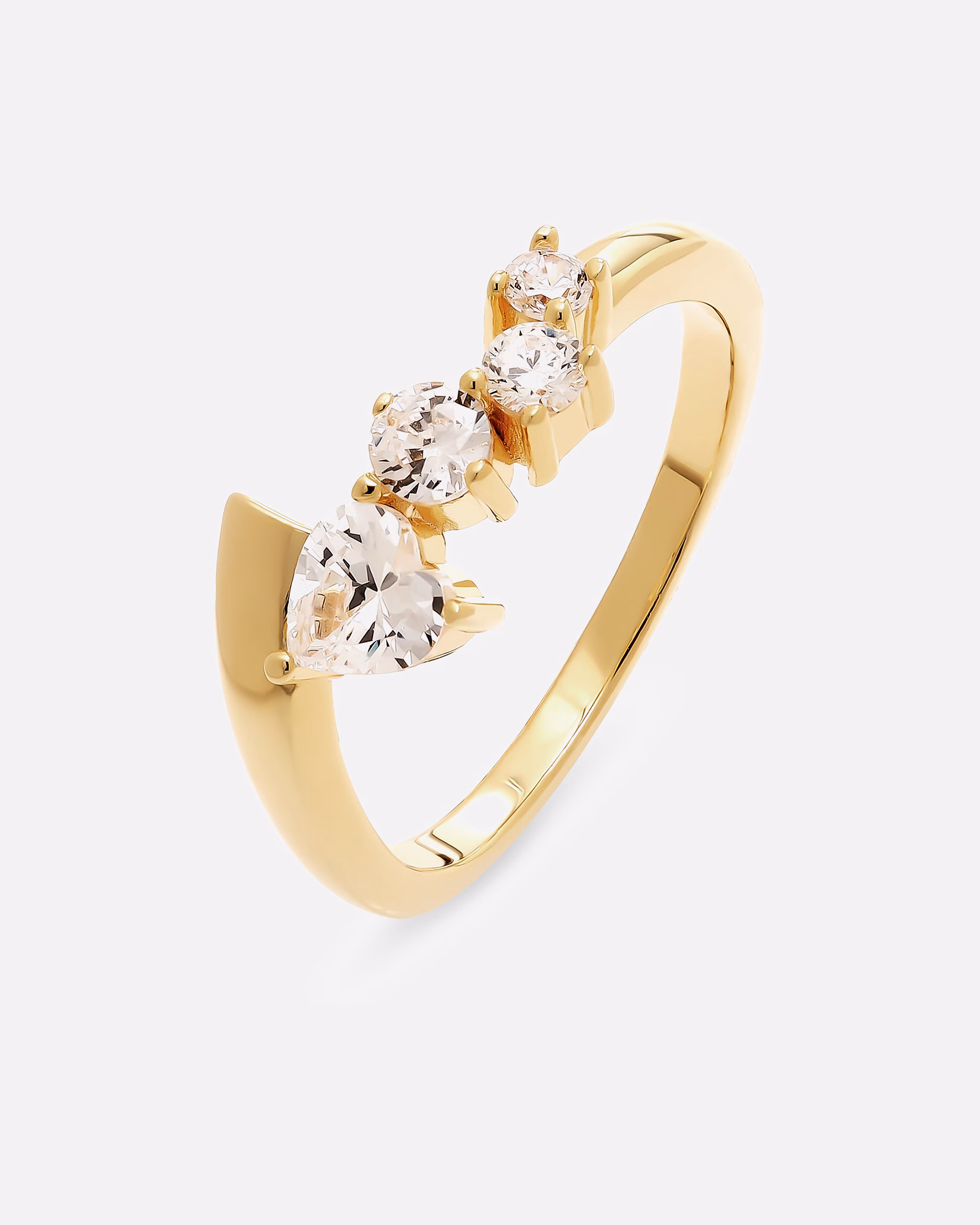 Jette ring women's ring 925 silver, recycled