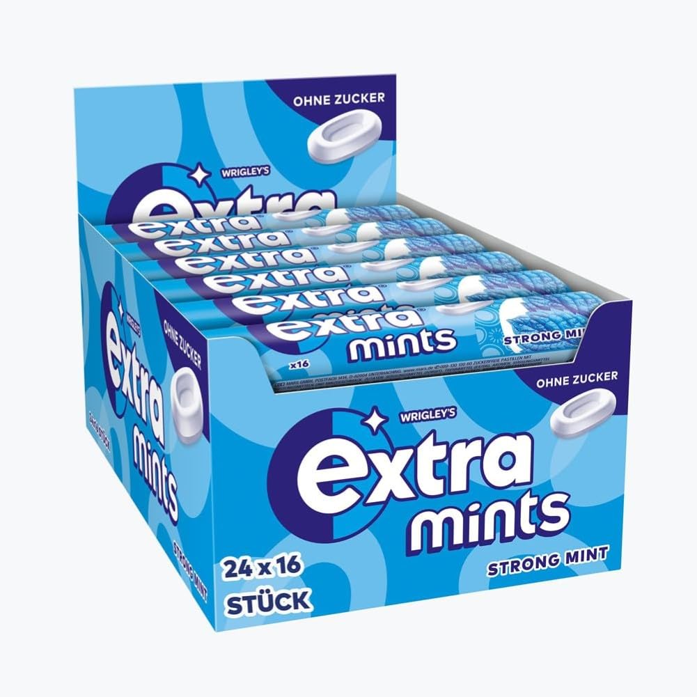 EXTRA® Mints Strong Mint 16 dragees
