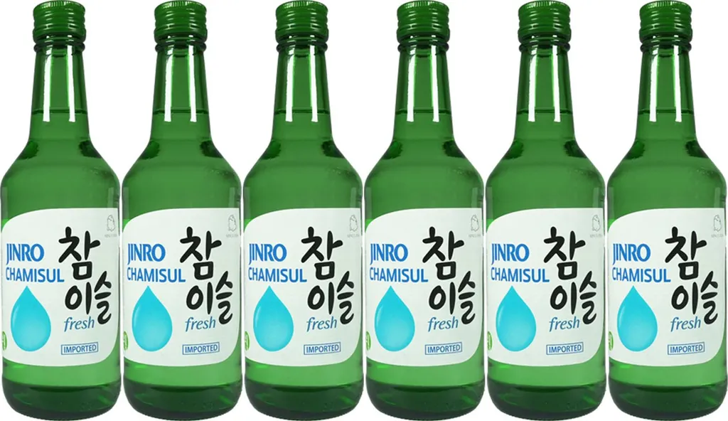 Jinro Chamisul Soju Fresh 16.5% alk. 6x350ml