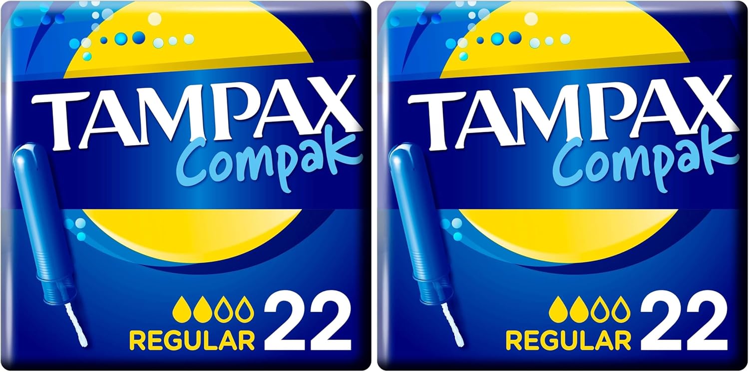 Tampax Compak Regular 22 and (Pack of 2)