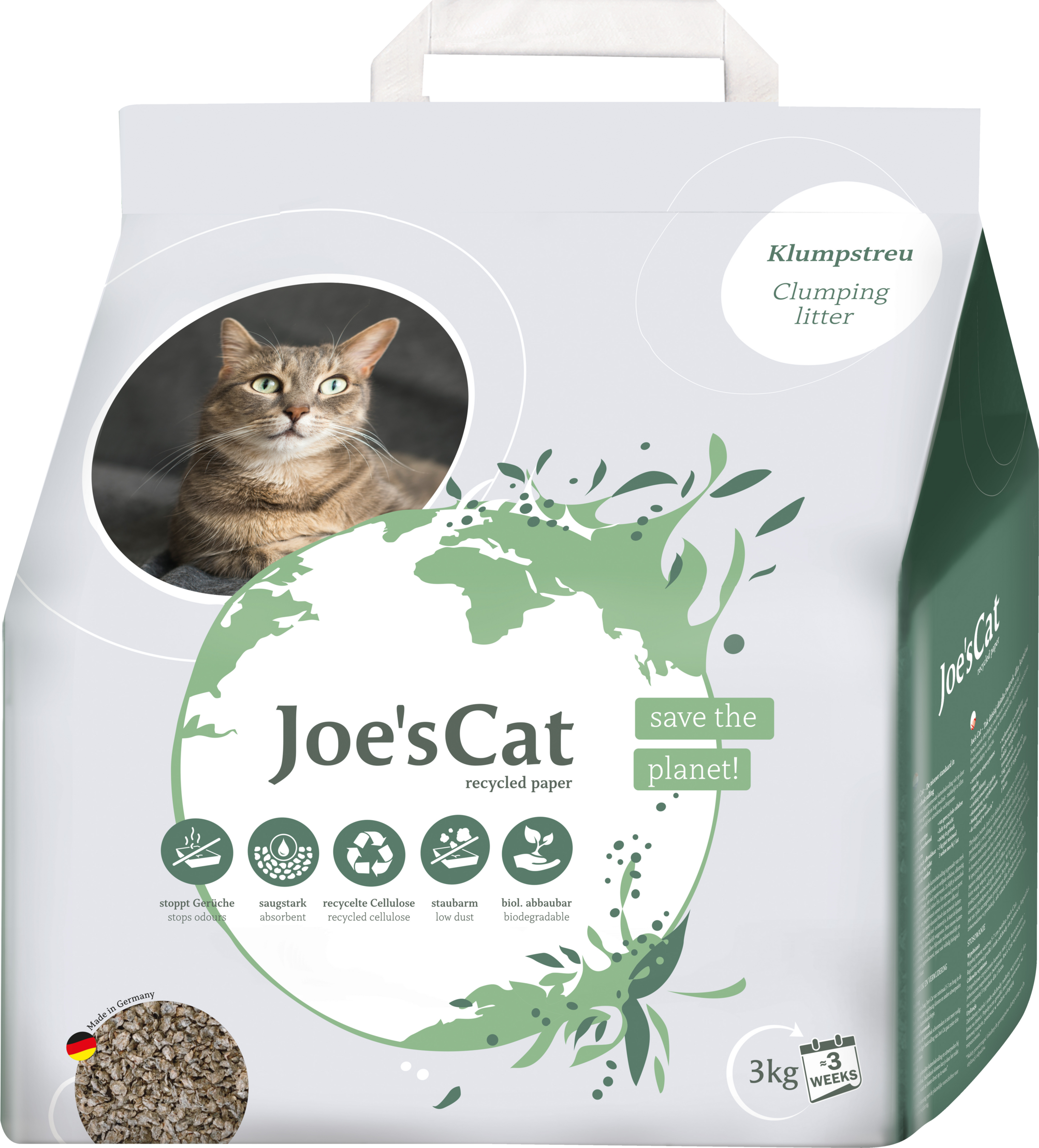 Joe's Cat clumping litter 8 liters