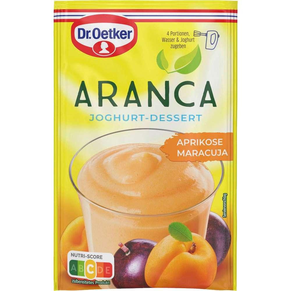 Dr. Oetker Yogurt Dessert Aranca, Apricot/Passion Fruit