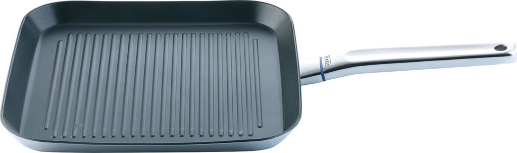 Johann Lafer 28538, Grill pan, Grey, Stainless steel, Ceramic, Aluminum, Stainless steel, 280 mm, 280 mm