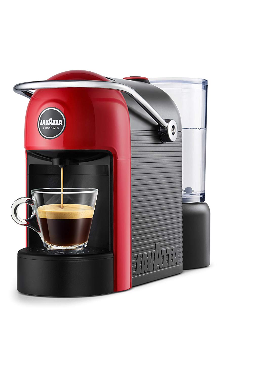 Jolie Lavazza A Modo Mio Capsule Coffee Machine Bar, Jolie, 1250 Watt, Red