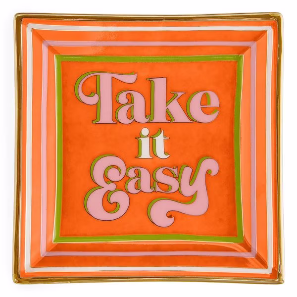 Jonathan Adler storage tray Take it Easy Square Tray