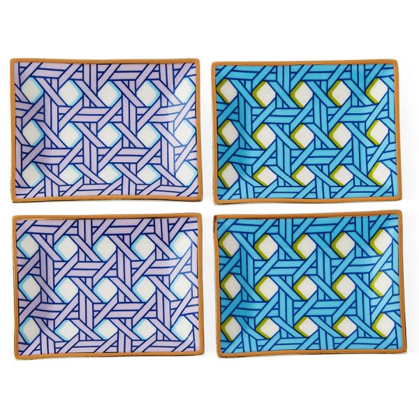 Jonathan Adler storage trays Basketweave Petite Trays
