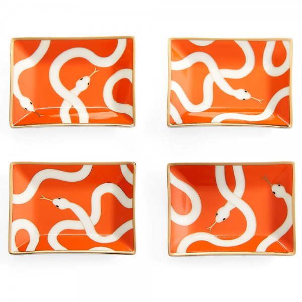 Jonathan Adler storage trays Eden Petite Tray Snakes (4 pieces)