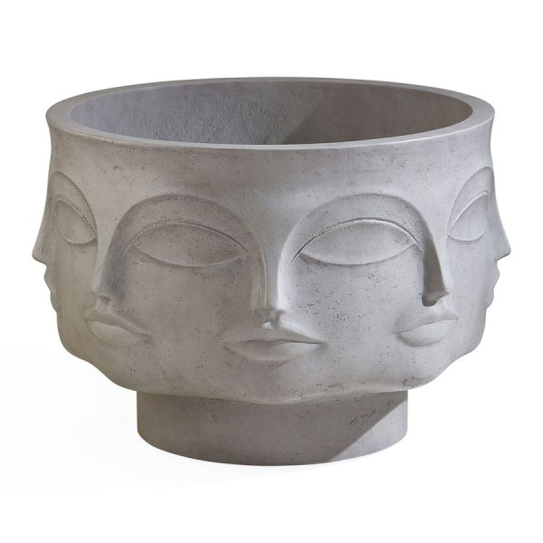 Jonathan Adler Planter Dora Maar Planter Low Concrete
