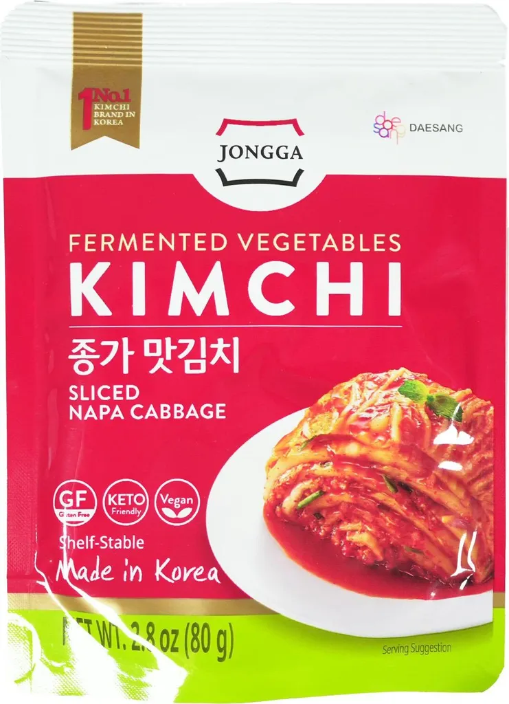 EasyCookAsia Jongga Napa Cabbage Kimchi Spicy 80g