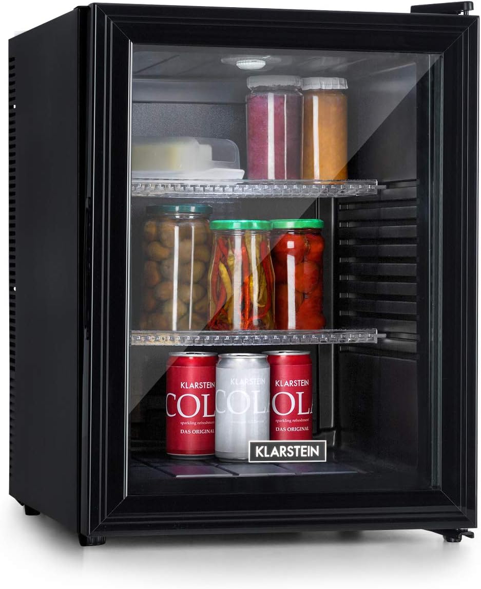 Klarstein Brooklyn Mini Fridge with Glass Door