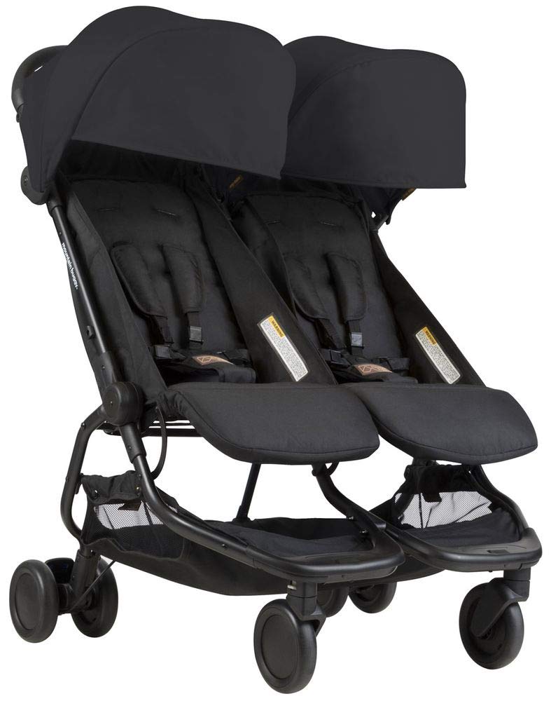 Mountain Buggy Nano Duo V1 Twin Pushchair - Black