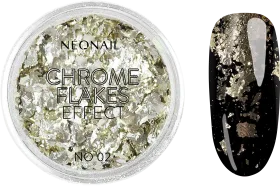 NeoNail Nail art powder chrome flakes effect 02, 0.5 g