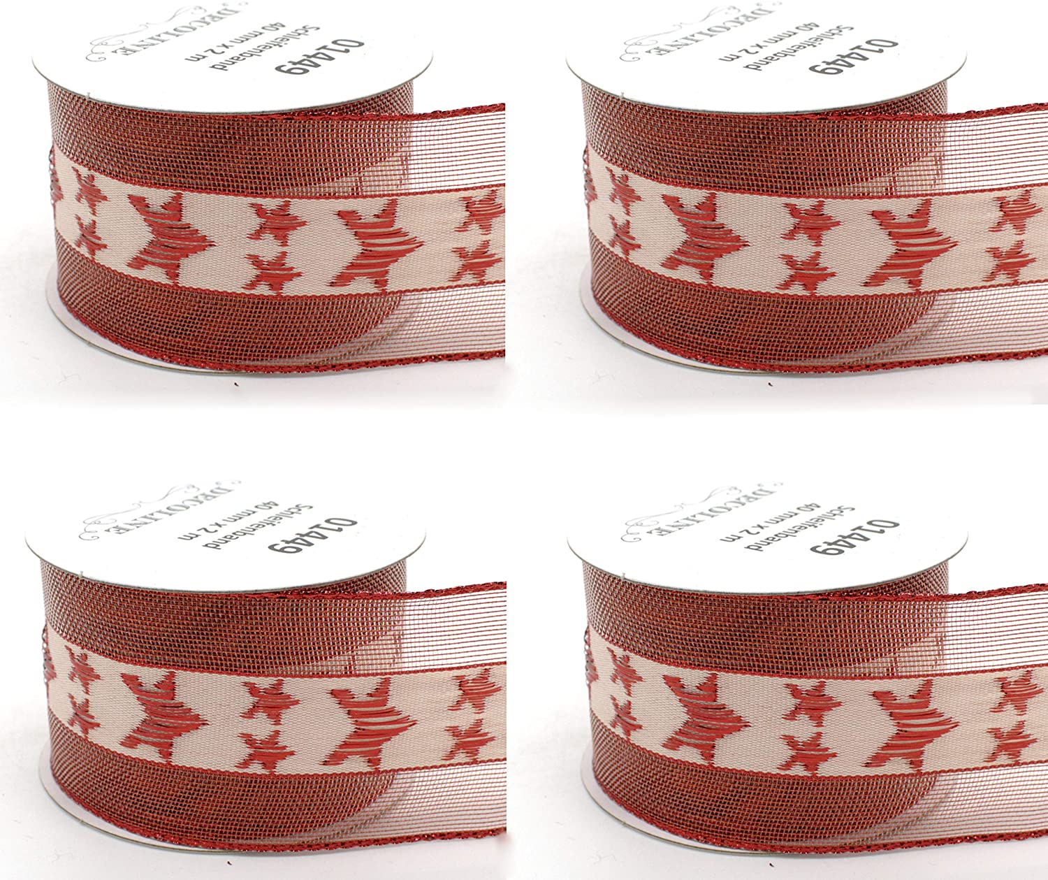 DARO DEKO Daro Decorative Ribbon 4 Cm X 200 Cm