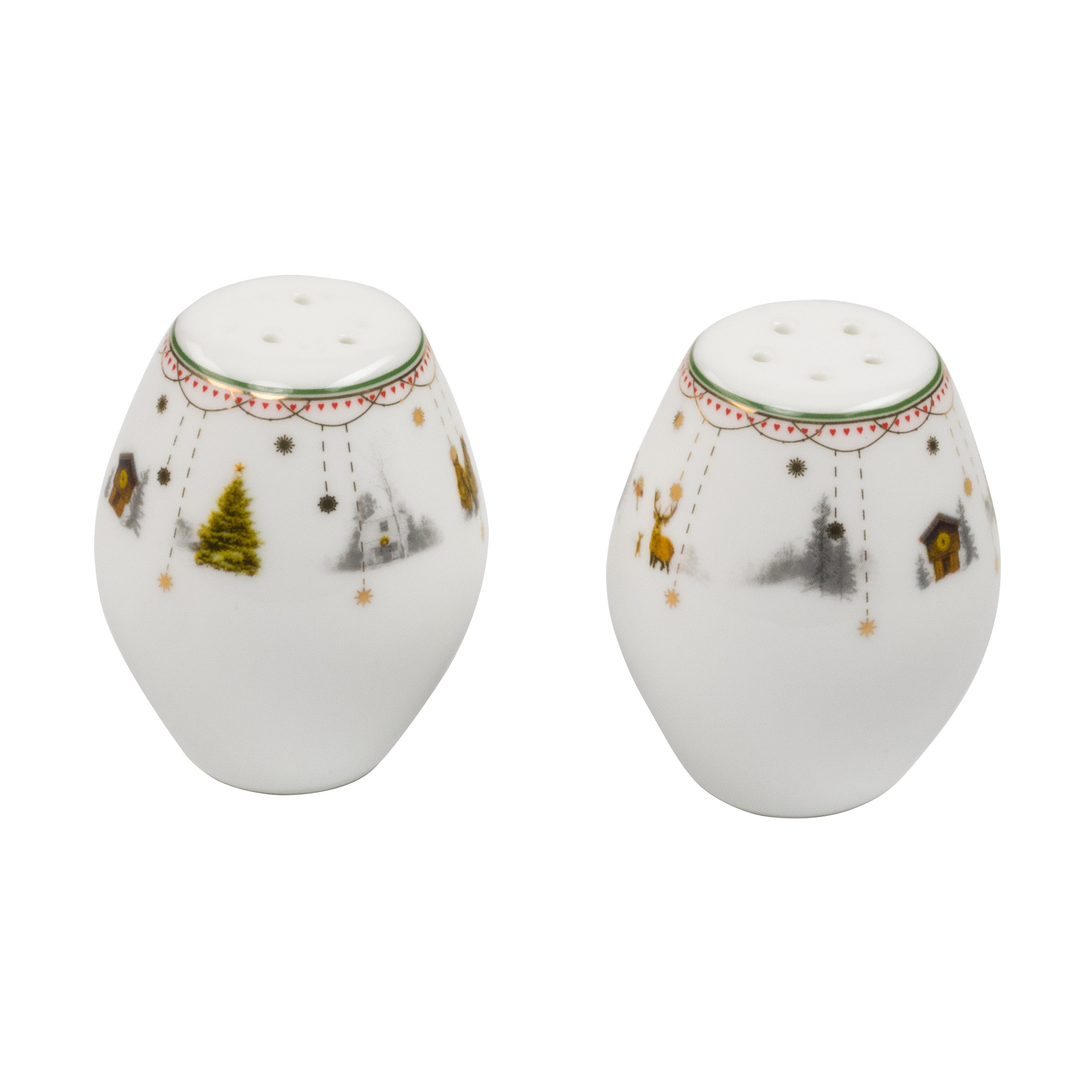 Julemorgen Story salt & pepper shakers, 2 pieces