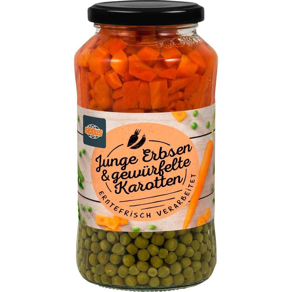 GLOBUS Baby peas & diced carrots