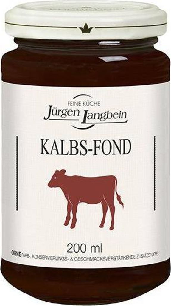 Rila Jürgen Langbein Veal Stock 200 ml Glass Gluten-free Lactose-free No flavor enhancers 200 ml