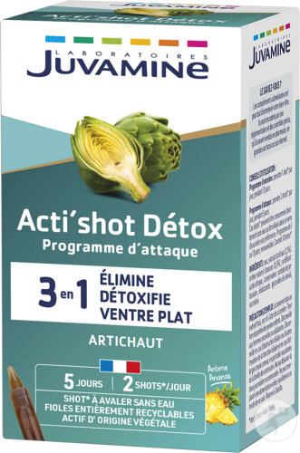 Restaxil Juvamine ActiShot Detox 3in1 10 pieces