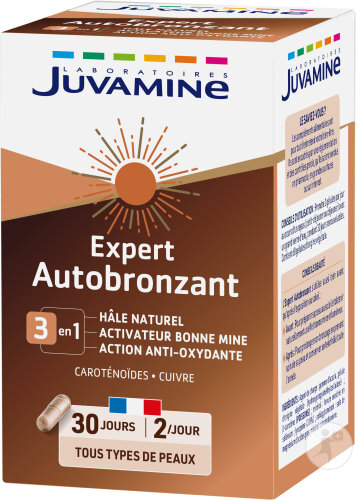 Juvamine Expert Self-Tanner 3in1 Natural Tan 60 capsules