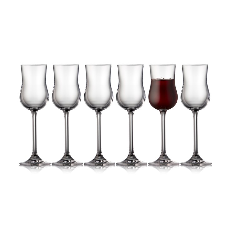 Lyngby Glas Juvel port wine glass 9 cl pack of 6