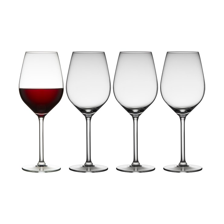 Lyngby Glas Juvel red wine glass 50 cl pack of 4