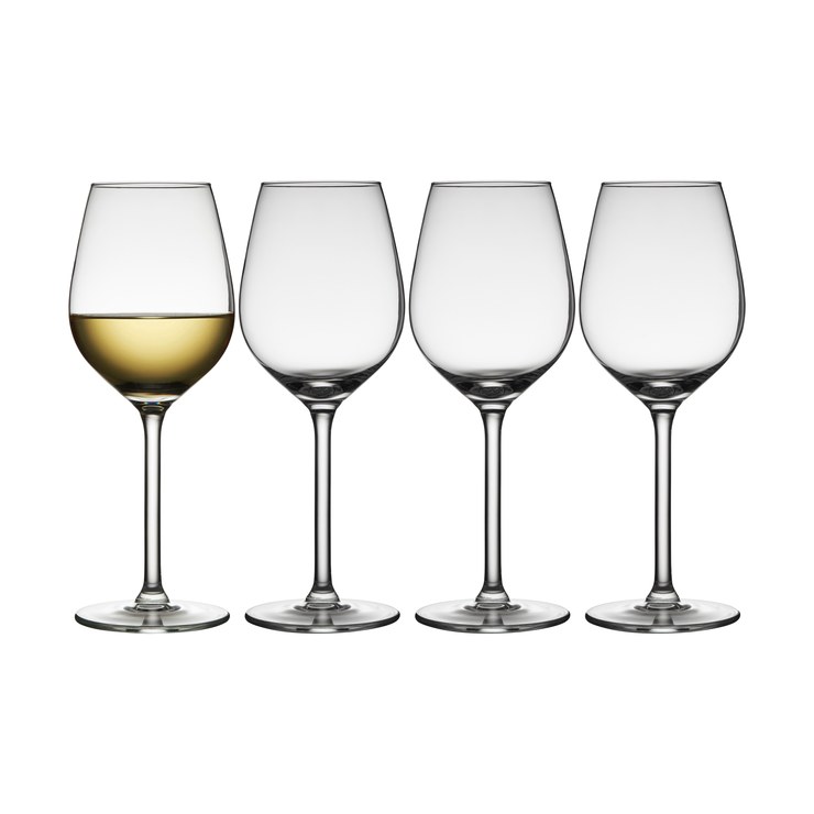 Lyngby Glas Juvel white wine glass 38 cl pack of 4