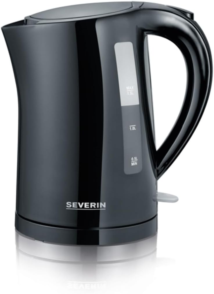 Severin Water Cooker 3498, 1.5 liters, 2200 W, bar, black