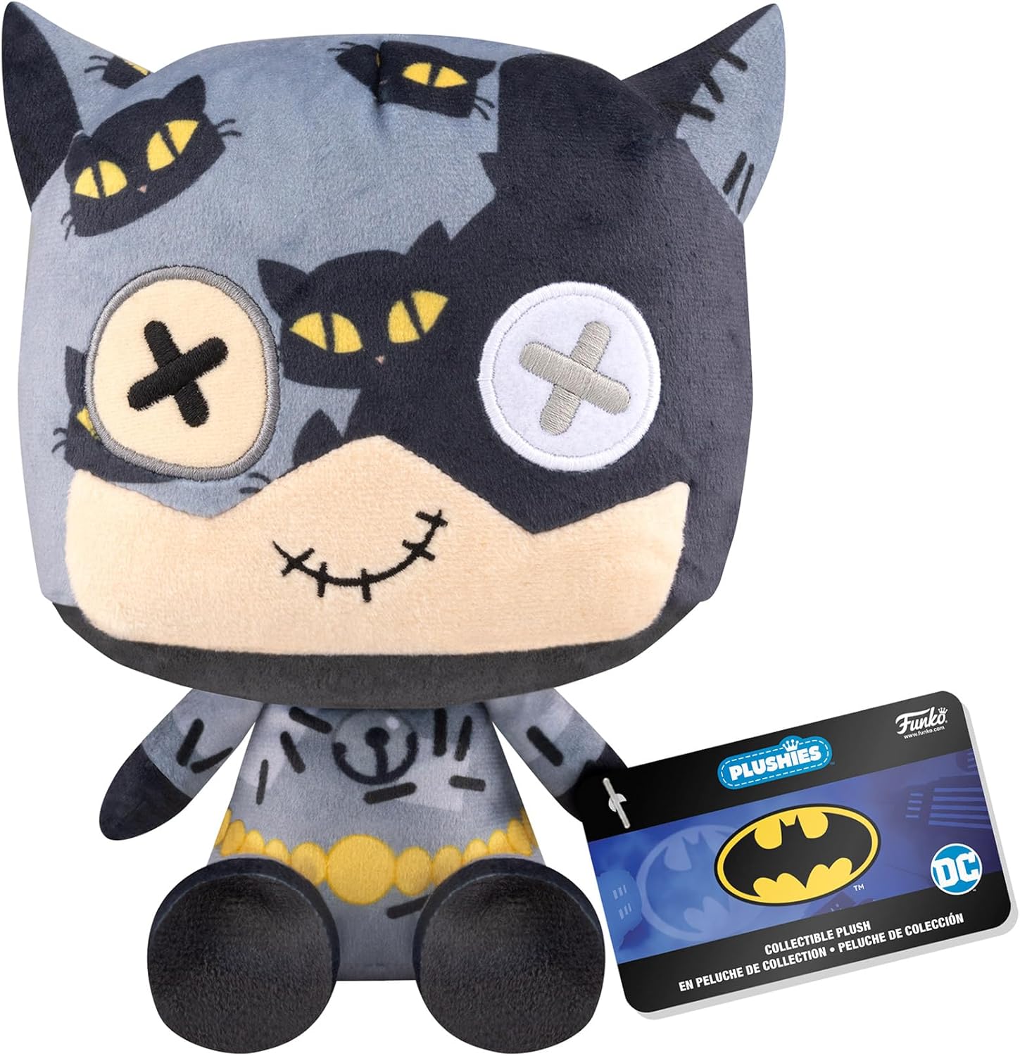 Funko Pop! Plush Patchwork - Catwoman - DC Comics - Plush Toy - Birthday Gift Idea - Official Merchandise - Stuffed Plush Toys for Children and Adults and Girlfriends