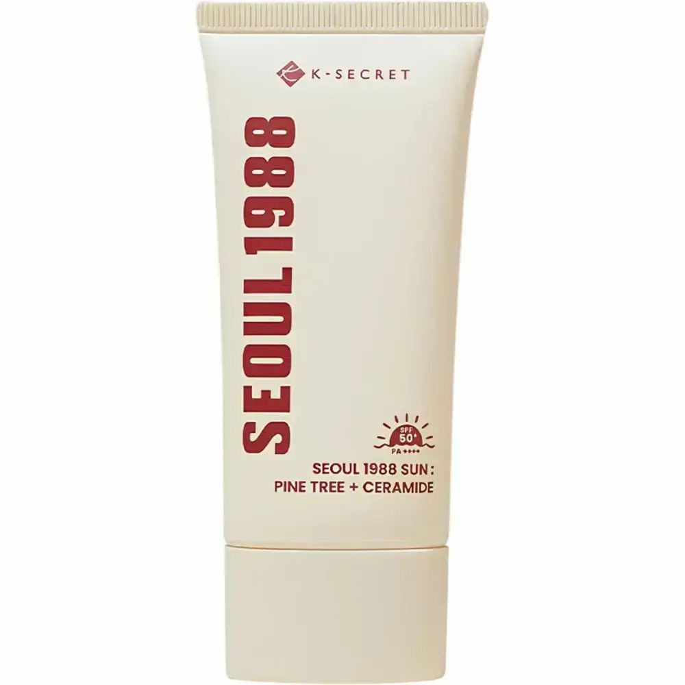 K-SECRET Seoul 1988 Sun Pine Tree + Ceramide SPF 50 Face Cream, 50 ml